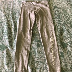 Kids champion gray leggings